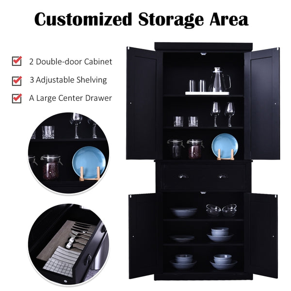 Storage Cabinet - Black