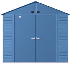 8x8 ft. Arrow Select Steel Storage Shed - Blue Grey