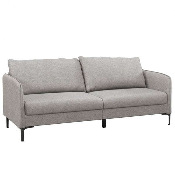 Modern 76 Inch Loveseat Sofa Couch - Gray