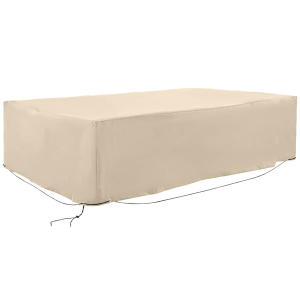 97" x 65" x 26" Outdoor Sectional Patio Furniture Cover - Beige