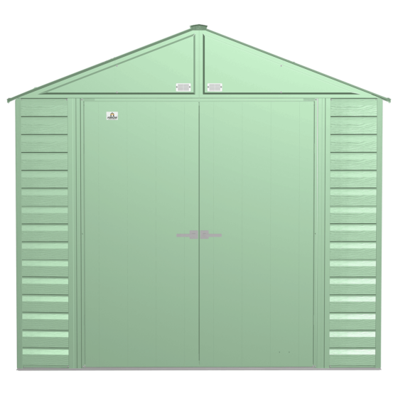 8x8 ft. Arrow Select Steel Storage Shed - Sage Green