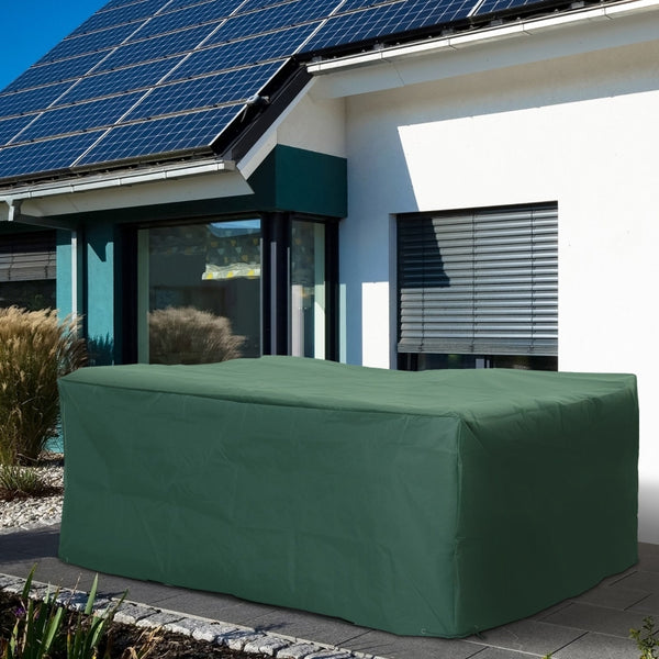 81" x 57" Outdoor Furniture Sectional Sofa Set Cover - Dark Green