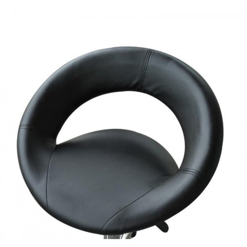 Hydraulic Adjustable Rolling Massage Salon Spa Chair - Black