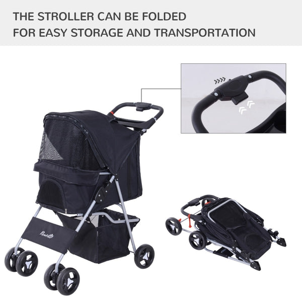 Pet Stroller - Black