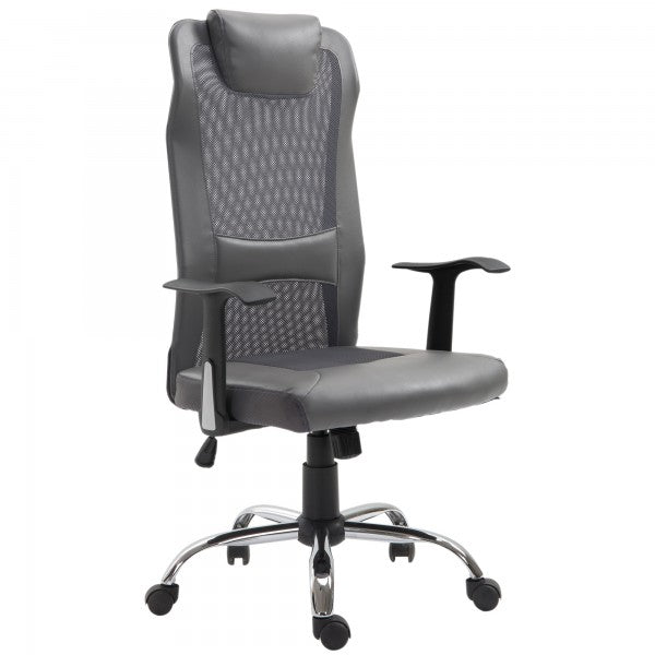 High Back Mesh Home Office Chair - Grey