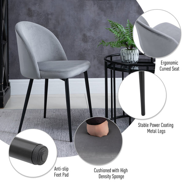 2pc Modern Dining Chairs