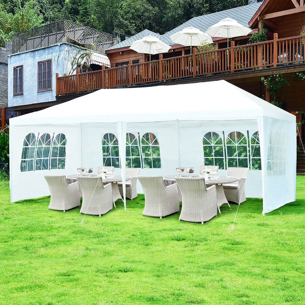 10x20 ft. 6 Sidewalls Canopy Tent with Carry Bag