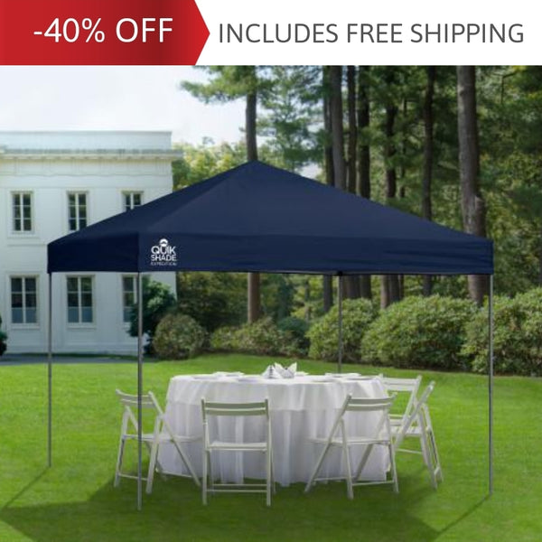 10x10 ft. Expedition Outdoor Event Expedition Straight Leg Superior Pop-Up Canopy Tent - Assorted Colours