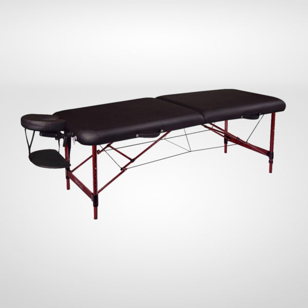 Zephyr Premium Aluminum Portable Massage Table - Black