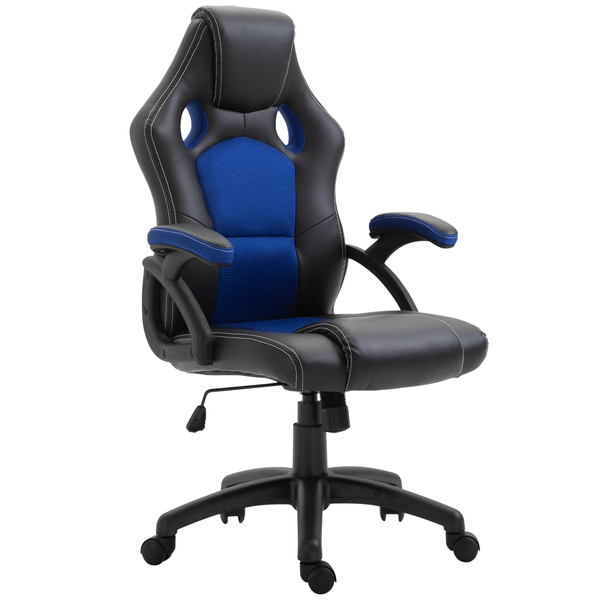 Gaming Computer Swivel Home Office Chair - Blue