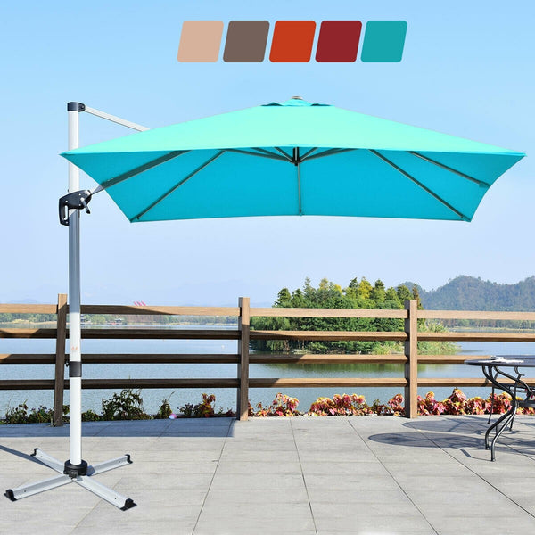 10ft Square Patio Umbrella - Blue