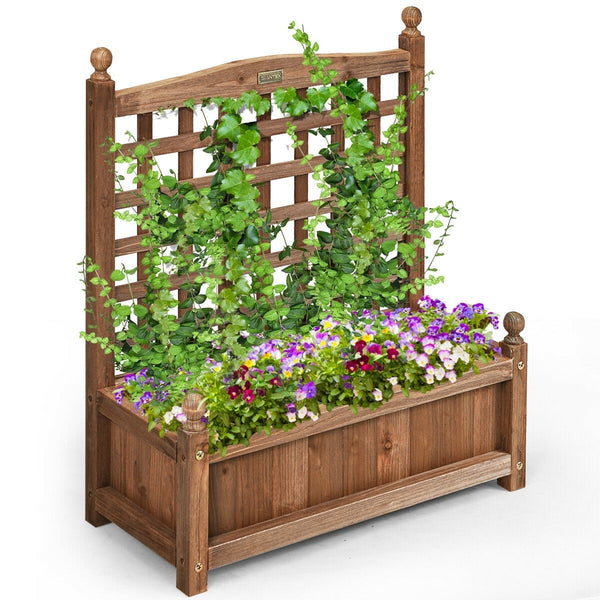 Outdoor Wooden Planter Box