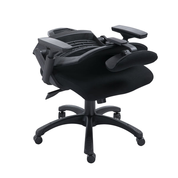Ergonomic Home Office Chair with Headrest - Black