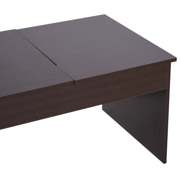 Home Modern Lift Top Coffee Table - Dark Brown