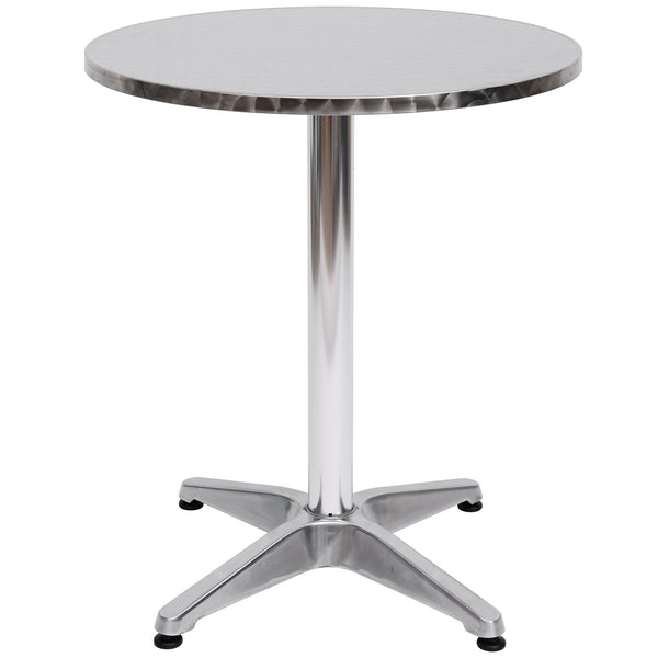 Round Bar Table - Silver
