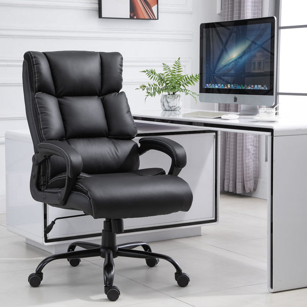 Ergonomic Adjustable Home Office Chair - Black
