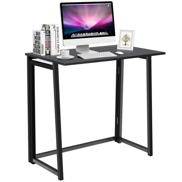 Foldable Computer Writing Desk - Black
