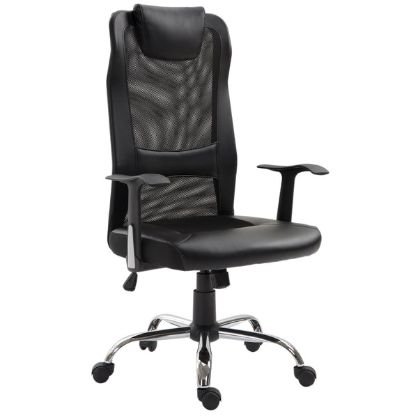 High Back Mesh Home Office Chair - Black