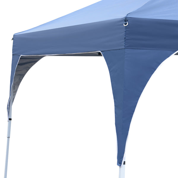 10x10 ft Easy Outdoor Pop Up Party Tent with Carrying Bag -  Blue
