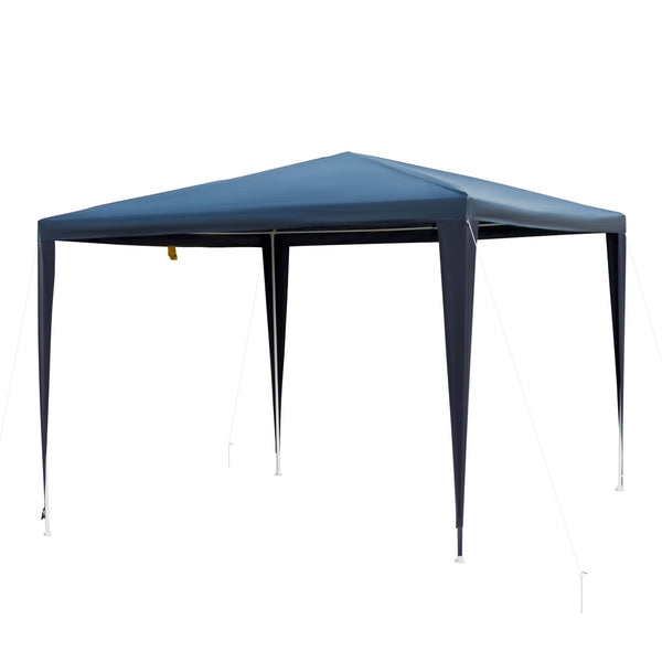 10x10 ft Party Gazebo Canopy Tent - Blue or White