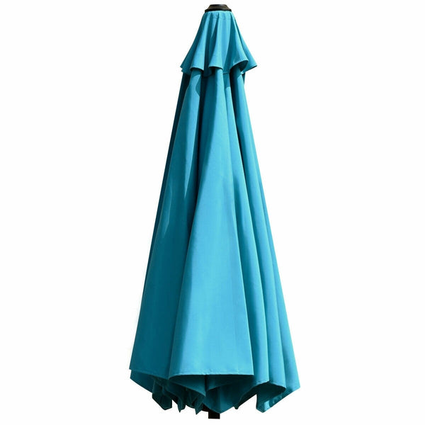 8ft Wall Mounted Patio Umbrella - Blue