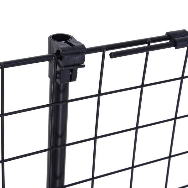 36"-57" Adjustable Pet Barrier Safety Gate - Black
