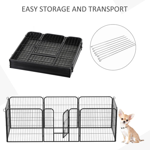 32" 8 Panel Metal Pet Playpen