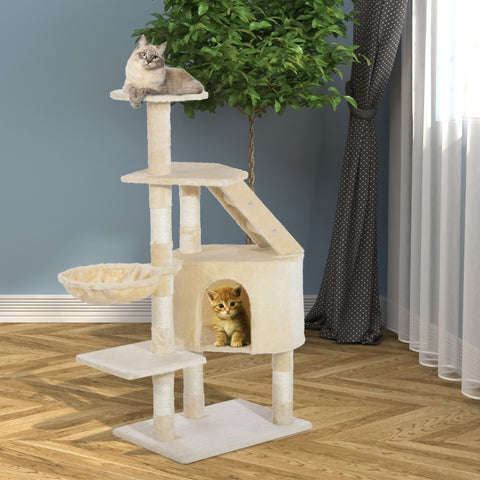 49" Cat Tree Tower - Beige