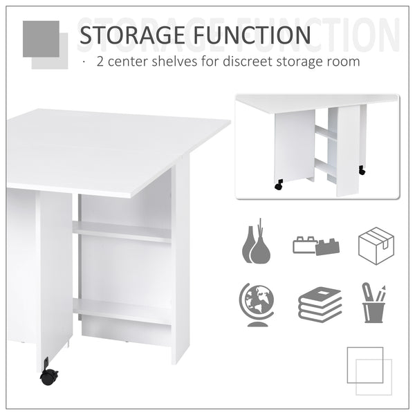 Multi-functional Expandable Dining Table - White