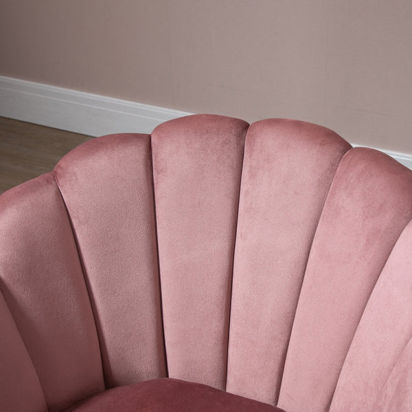 Modern Accent Chair - Pink