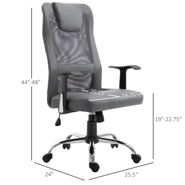 High Back Mesh Home Office Chair - Grey