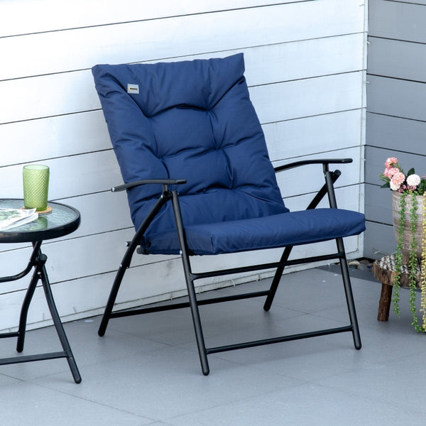 Foldable Outdoor Chair - Blue