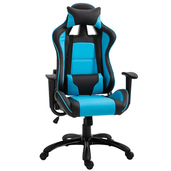 Gaming High Back Computer Home Office Chair - Sky Blue