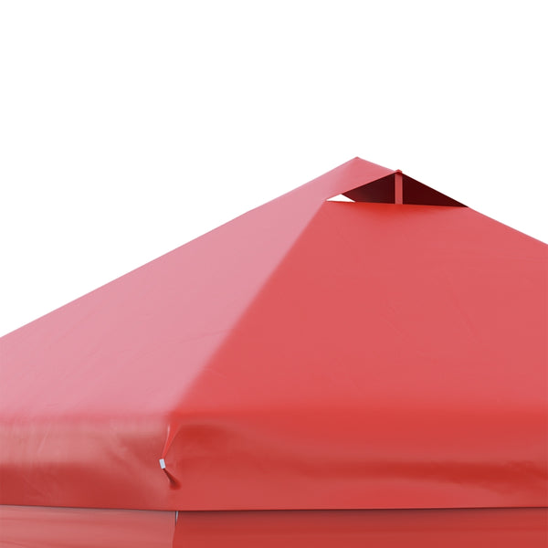 10' x 10' Pop Up Canopy Tent - Red