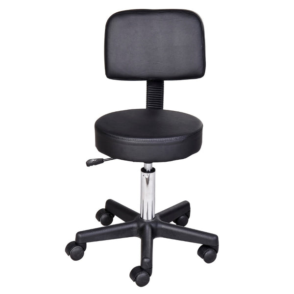 Swivel Salon Chair Massage Stool - Black