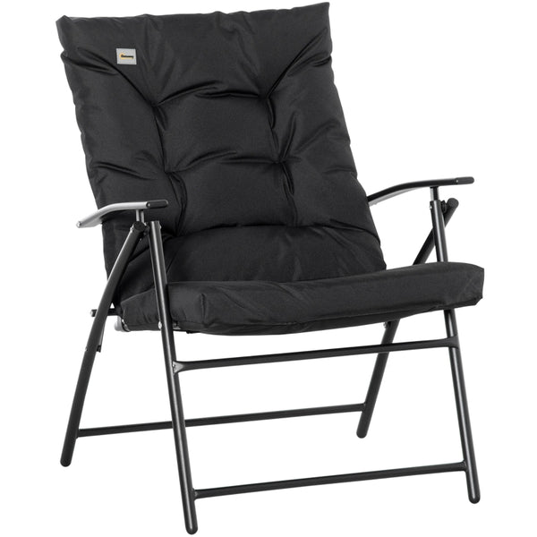Foldable Outdoor Chair - Black