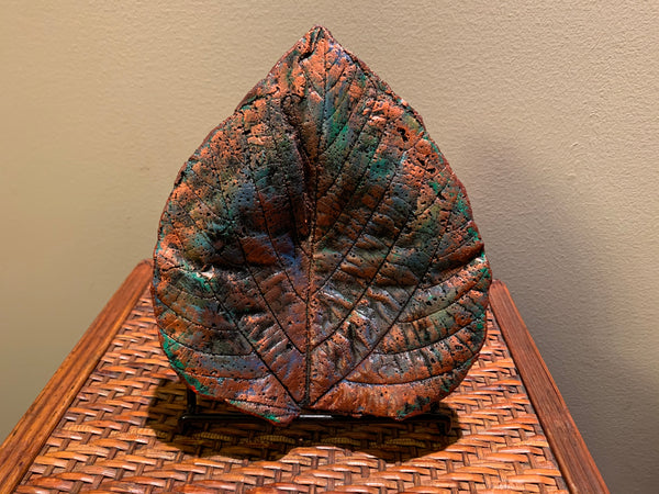 Decorative Handmade Concrete Leaf Casting - Hydrangea Leaf