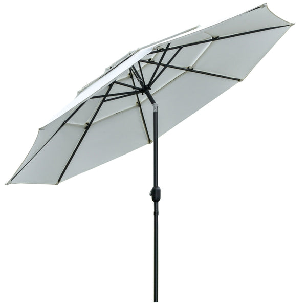 9ft Patio Umbrella - Cream White