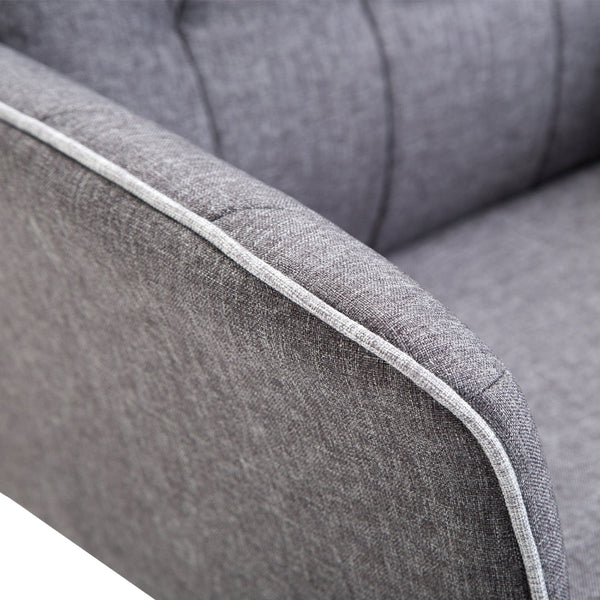 Office Accent Armchair - Gray