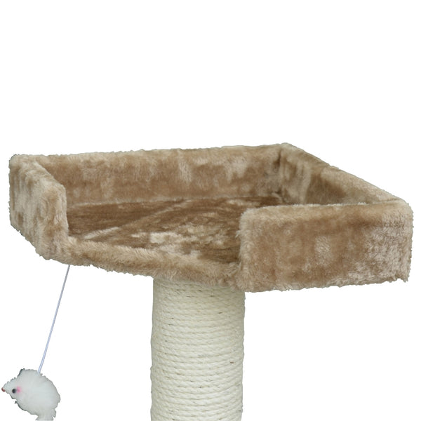 71" Multilevel Cat Tree Condo with Scratching Posts
