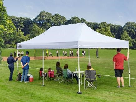 10x20 ft. Special Event Quik Shade Commercial Straight Leg Pop-Up Canopy Tent - White