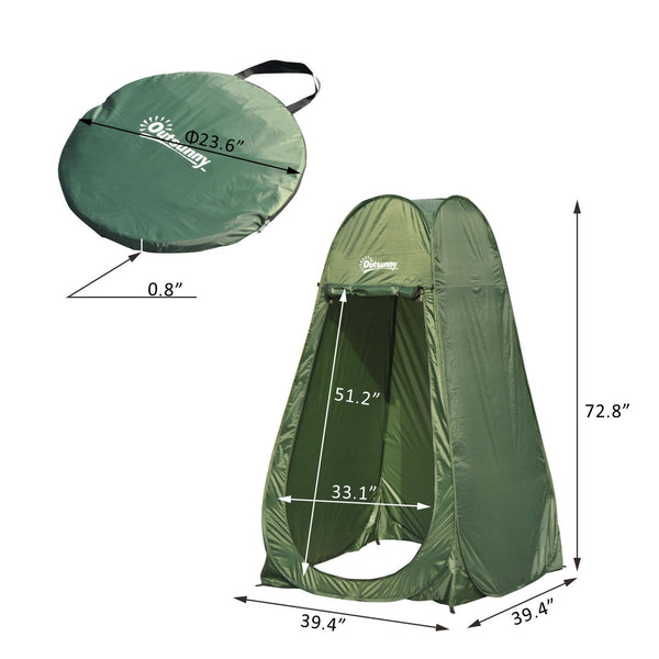 Outdoor Portable Camping Pop Up Shower Changing Room - Assorted Colours