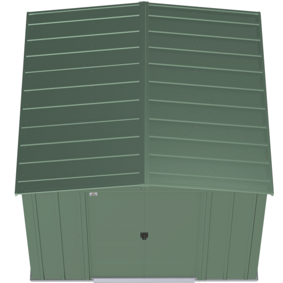 8x8 ft. Arrow Classic Steel Storage Shed - Sage Green