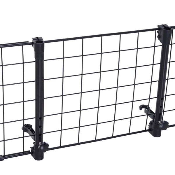 36"-57" Adjustable Pet Barrier Safety Gate - Black