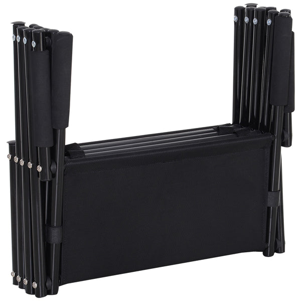 Foldable Portable Nonslip Pet Stairs - Black