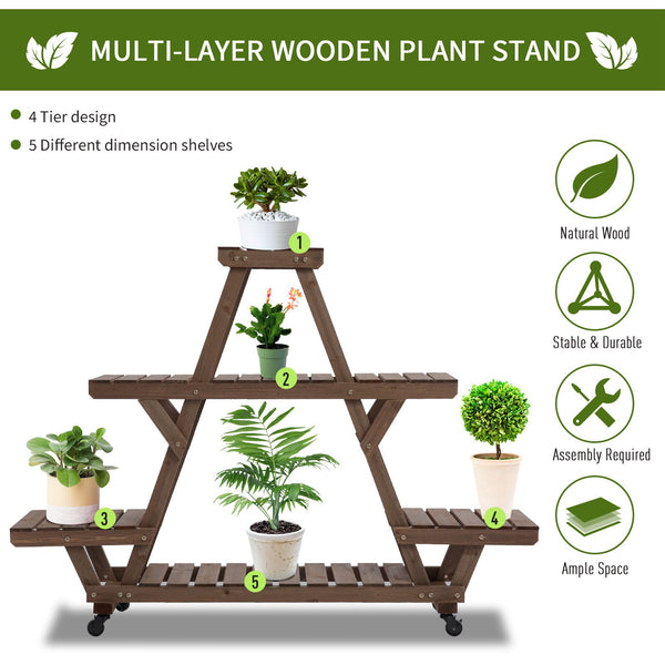 4-Tier Plant Shelf