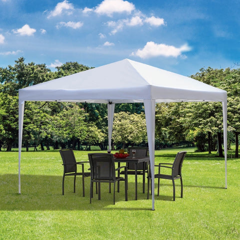 10x10 ft Easy Folding Outdoor Pop Up Party Tent -  Off White