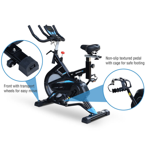Exercise Cycling Bike with LCD Monitor