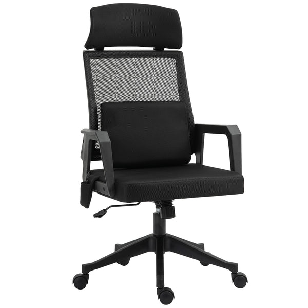 High Back Adjustable Executive Office Chair - Black