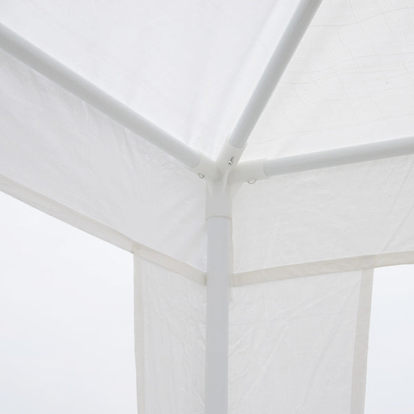 10x10 ft Party Gazebo Canopy Tent - White